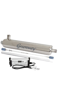 Greenway guav-10sb
UV Disinfection System
• 99.99% destruction of bacteria & viruses
• Low power consumption
• No chemicals added to water
• Low maintenance and easy servicing