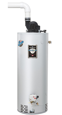 Bradford White RG1PV50S6N
Residential Power Vent Gas Water Heater.
6 or 10-Year Limited Tank Warranties
• 50 Gallon
• Energy Star Qualified
• Recovery: 43 90° F rise